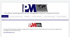 Desktop Screenshot of pmadvisorygroup.com